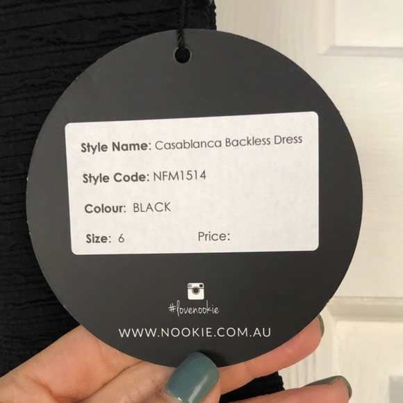 NOOKIE Casablanca Dress SIZE 6 NWT - Picture 3 of 4